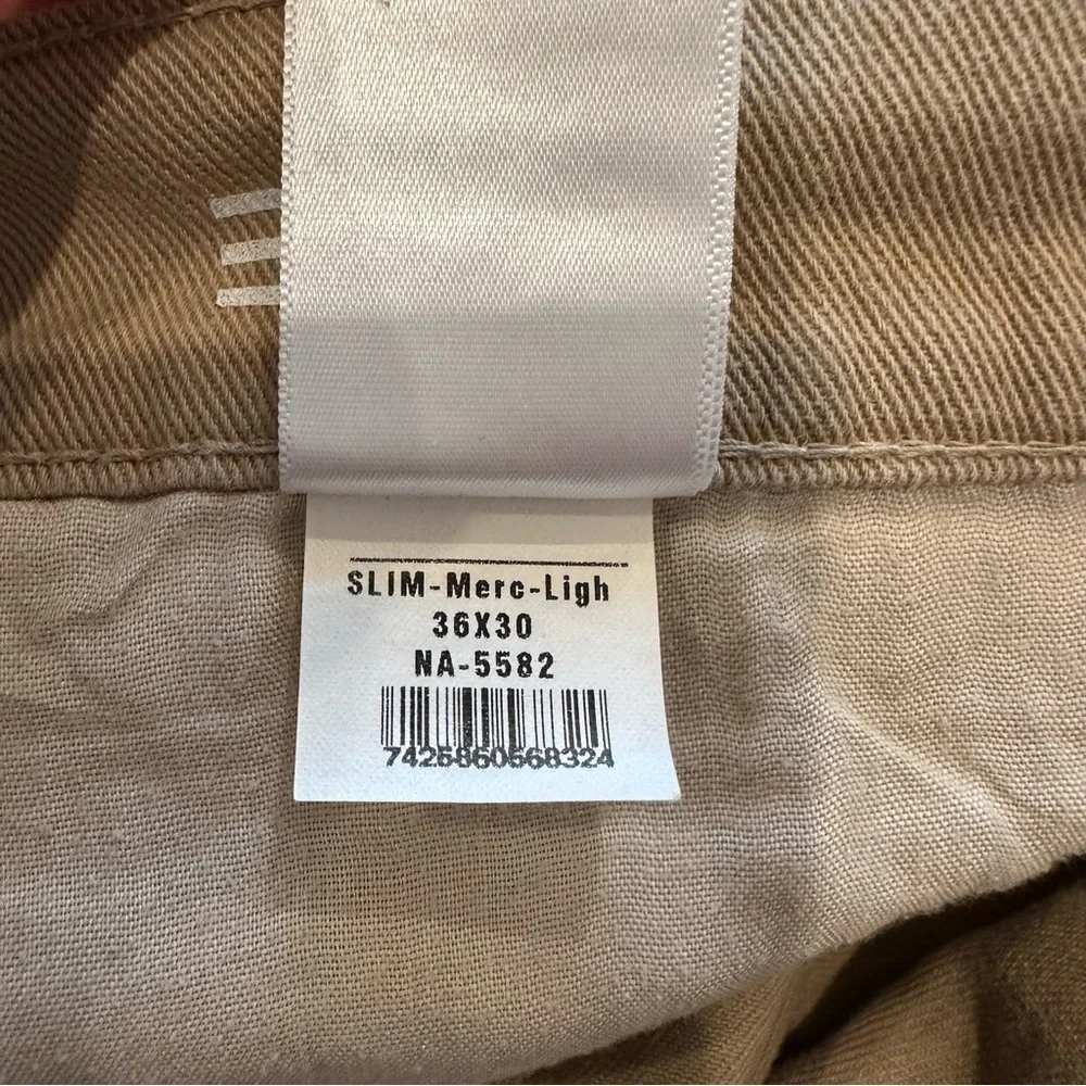 Mott & Bow Men’s Jeans Mercer Khaki Pants Twill Stretch Denim Business Size 36